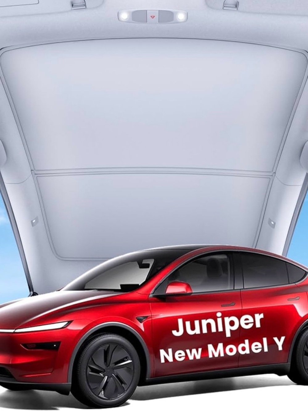 Tesla Model Y New Sunshade Roof